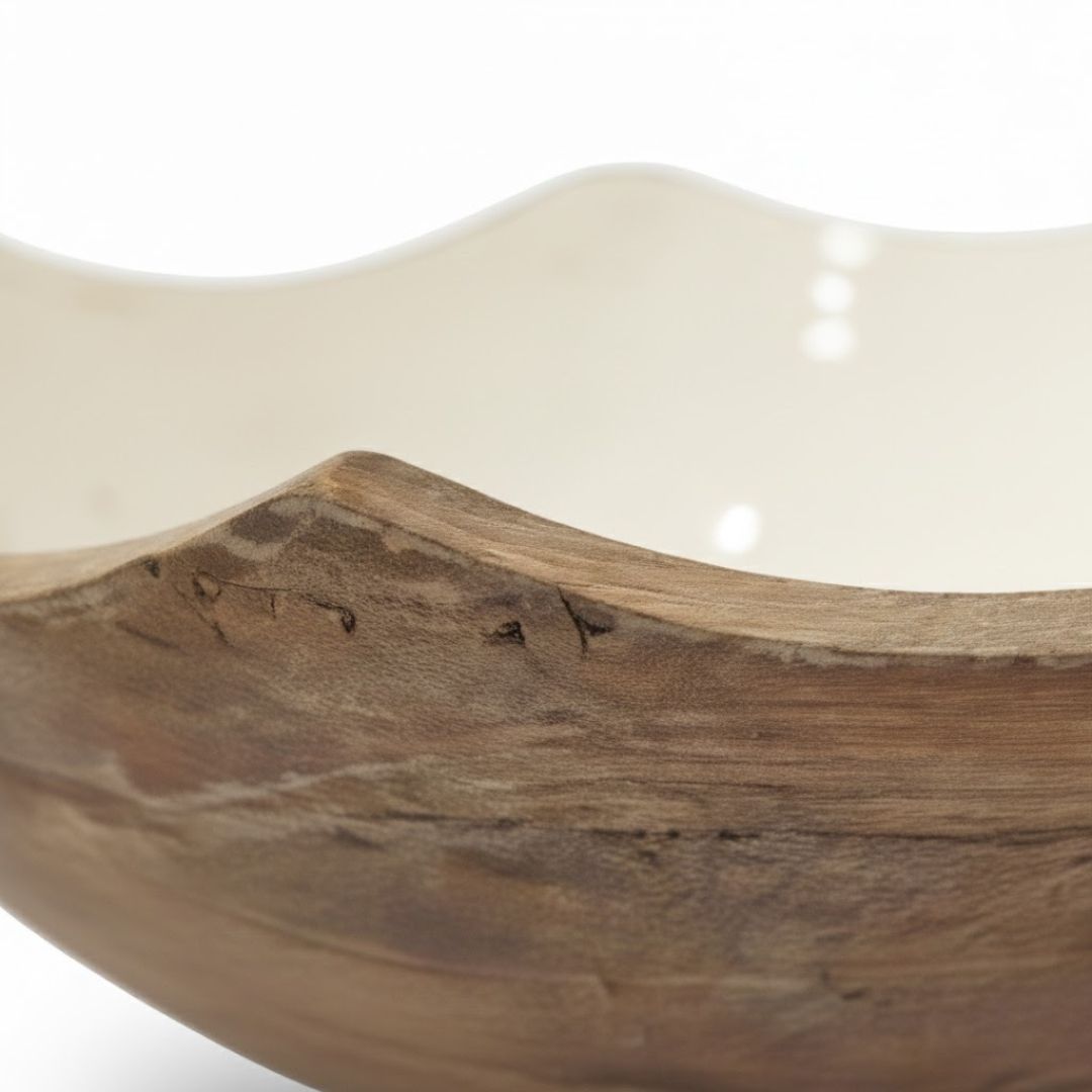 Mango Wood Bowl: Sustainable Dining Essential